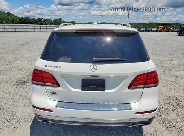4JGDA5JB7JB054621 2018 MERCEDES-BENZ GLE White Widok z tyłu