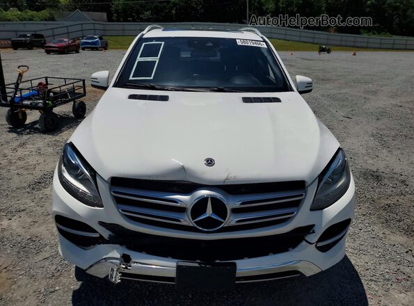 4JGDA5JB7JB054621 2018 MERCEDES-BENZ GLE White Widok z przodu