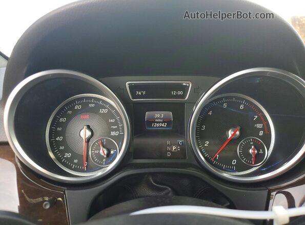 4JGDA5JB7JB054621 2018 MERCEDES-BENZ GLE White Widok zestawu wskaźników