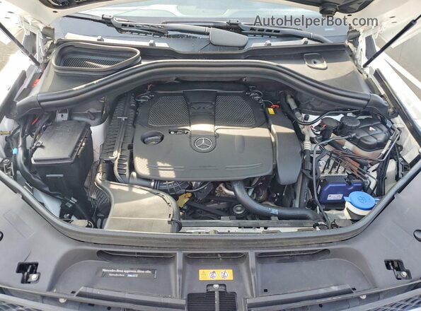 4JGDA5JB7JB054621 2018 MERCEDES-BENZ GLE White Widok komory silnika