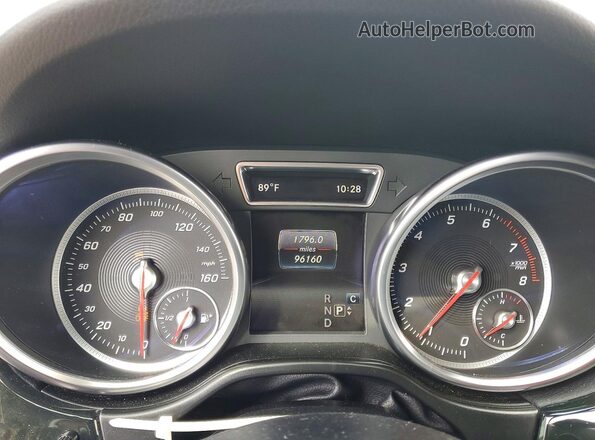 4JGDA5JB7JB161538 2018 MERCEDES-BENZ GLE Black Вид щитка приладів