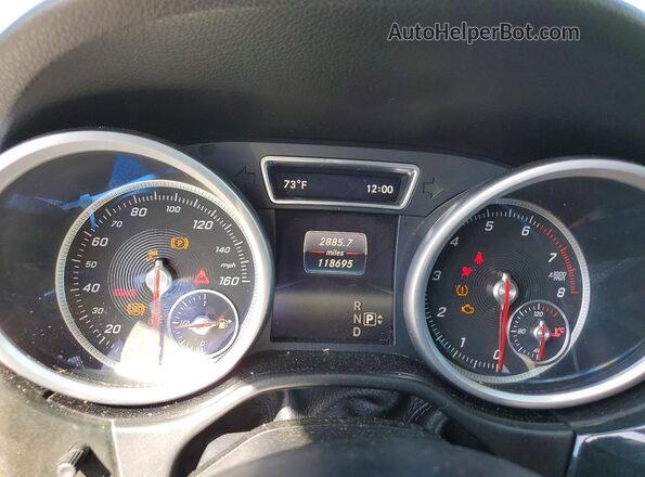 4JGDA5JB8GA688910 2016 MERCEDES-BENZ GLE Silver Vista del cuadro de instrumentos