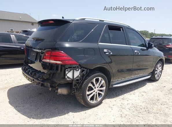 4JGDA5JB8GA746109 2016 MERCEDES-BENZ GLE 350 Black Задня права чверть