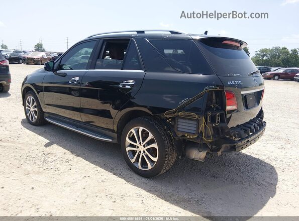 4JGDA5JB8GA746109 2016 MERCEDES-BENZ GLE 350 Black Задня ліва чверть