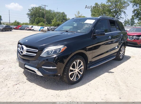 4JGDA5JB8GA746109 2016 MERCEDES-BENZ GLE 350 Black Передня ліва чверть