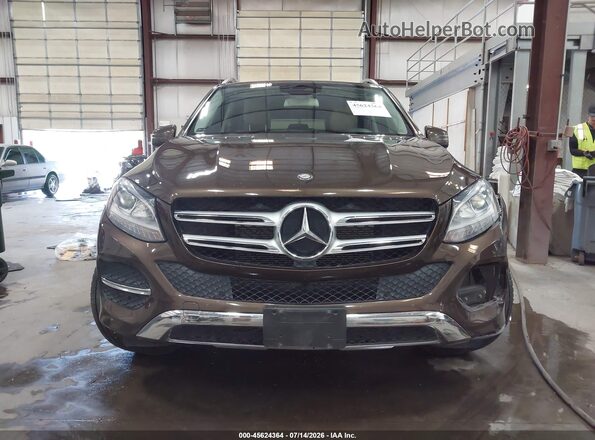 4JGDA5JB8GA781703 2016 MERCEDES-BENZ GLE 350 Brown Widok zestawu wskaźników