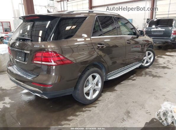 4JGDA5JB8GA781703 2016 MERCEDES-BENZ GLE 350 Brown Tył prawy