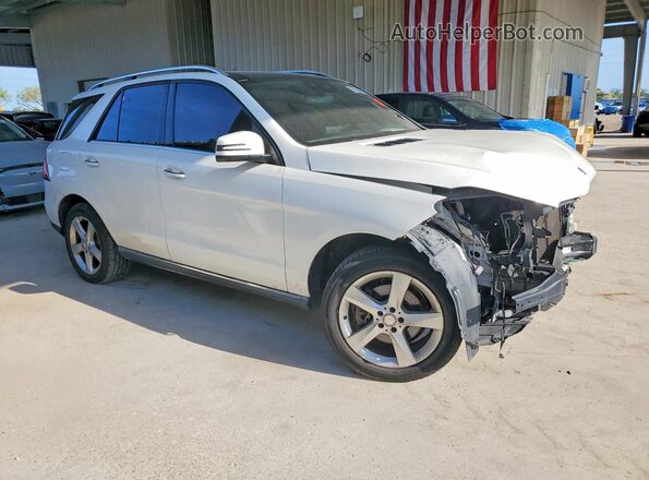 4JGDA5JB8GA783659 2016 MERCEDES-BENZ GLE White Przód prawy