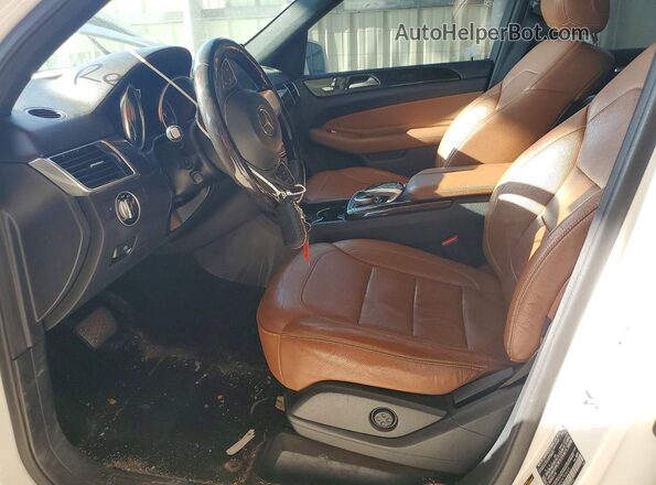 4JGDA5JB8GA783659 2016 MERCEDES-BENZ GLE White Widok wnętrza z przodu