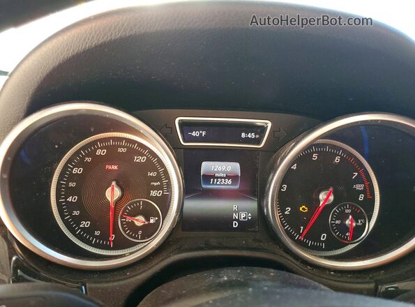 4JGDA5JB8GA783659 2016 MERCEDES-BENZ GLE White Widok zestawu wskaźników