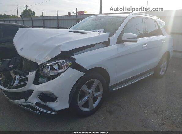 4JGDA5JB8HA840802 2017 MERCEDES-BENZ GLE 350 White Przód lewy