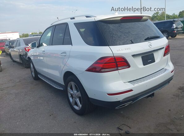 4JGDA5JB8HA840802 2017 MERCEDES-BENZ GLE 350 White Tył lewy