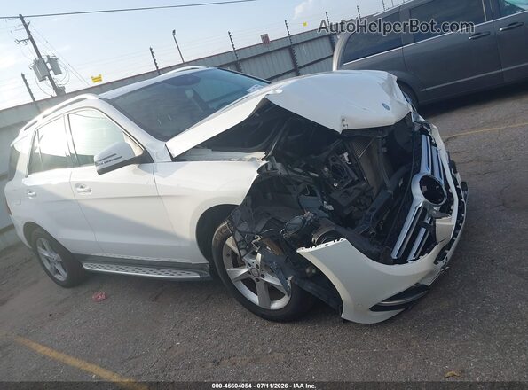 4JGDA5JB8HA840802 2017 MERCEDES-BENZ GLE 350 White Widok wnętrza z tyłu