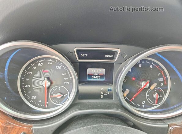 4JGDA5JB8HA936929 2017 MERCEDES-BENZ GLE Black Widok zestawu wskaźników