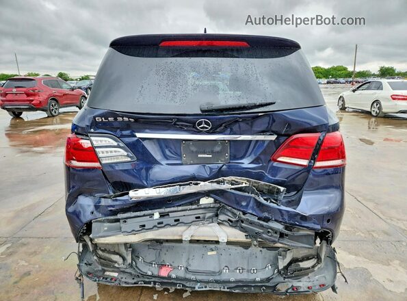 4JGDA5JB8HA936929 2017 MERCEDES-BENZ GLE Black Widok z tyłu
