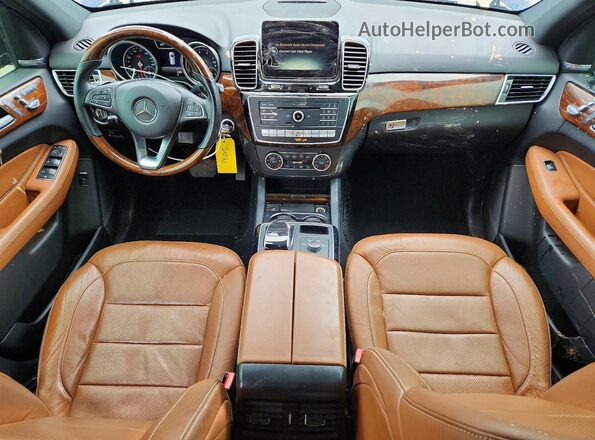 4JGDA5JB8HA936929 2017 MERCEDES-BENZ GLE Black Widok deski rozdzielczej