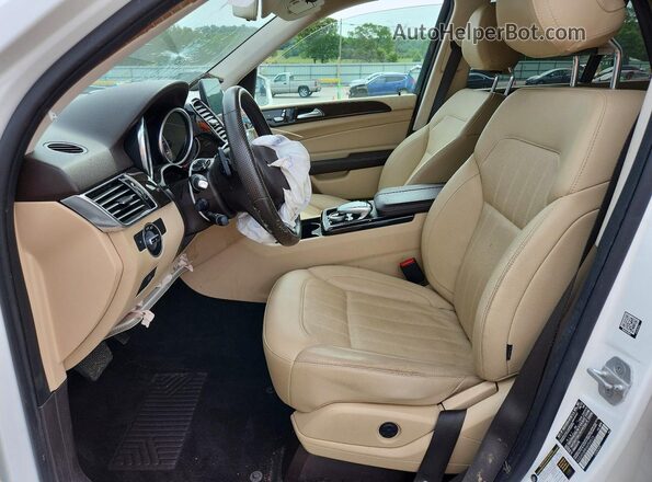 4JGDA5JB8HA954573 2017 MERCEDES-BENZ GLE White Սալոնի դիմացի տեսք