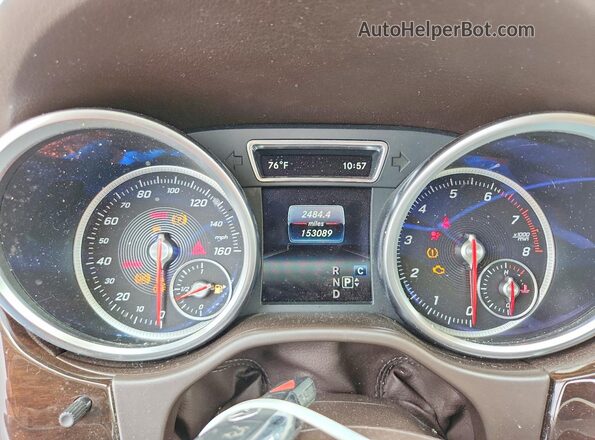 4JGDA5JB8HA954573 2017 MERCEDES-BENZ GLE White Սարքավորումների վահանակի տեսք
