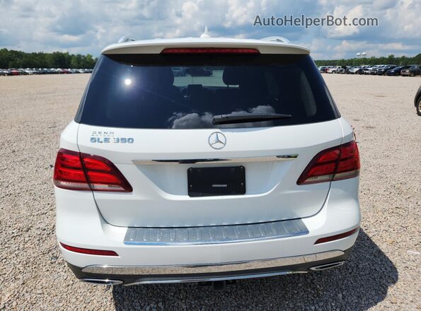 4JGDA5JB8JB030134 2018 MERCEDES-BENZ GLE White Widok z tyłu