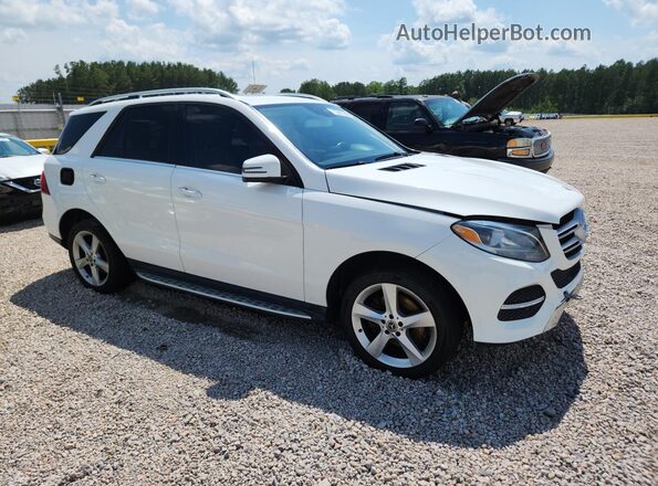 4JGDA5JB8JB030134 2018 MERCEDES-BENZ GLE White Przód prawy