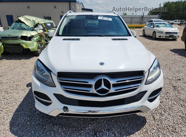 4JGDA5JB8JB030134 2018 MERCEDES-BENZ GLE White Widok z przodu