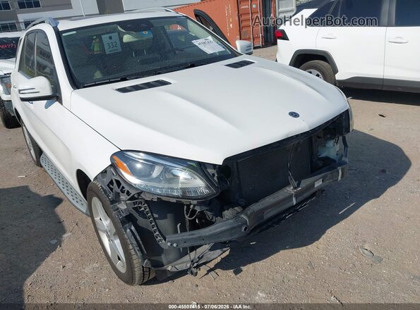 4JGDA5JB8JB099289 2018 MERCEDES-BENZ GLE 350 White Widok z przodu
