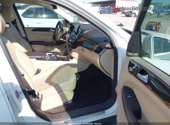 4JGDA5JB8JB099289 2018 MERCEDES-BENZ GLE 350 White Widok wnętrza z przodu