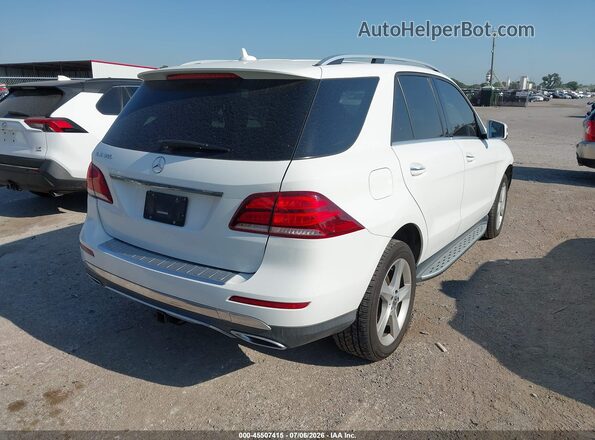 4JGDA5JB8JB099289 2018 MERCEDES-BENZ GLE 350 White Tył prawy