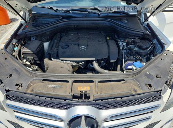 4JGDA5JB9GA739816 2016 MERCEDES-BENZ GLE White Widok komory silnika