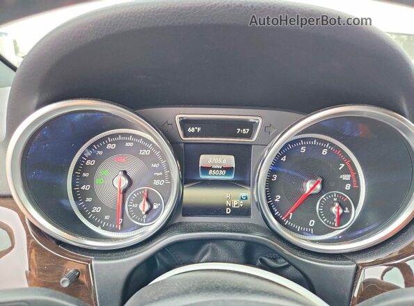 4JGDA5JB9HA854157 2017 MERCEDES-BENZ GLE White Instrument cluster view