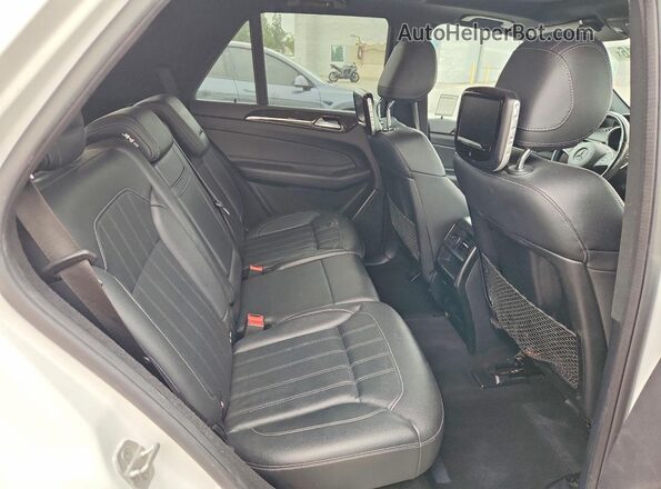 4JGDA5JB9HA854157 2017 MERCEDES-BENZ GLE White Rear seats view
