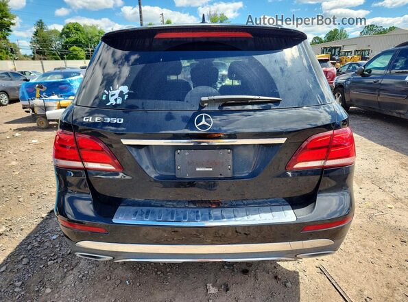 4JGDA5JB9JB080458 2018 MERCEDES-BENZ GLE Black Widok z tyłu
