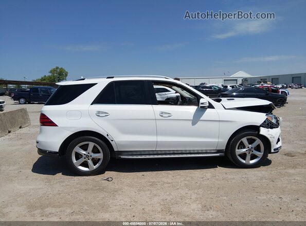 4JGDA5JB9JB154767 2018 MERCEDES-BENZ GLE 350 White Rear interior view
