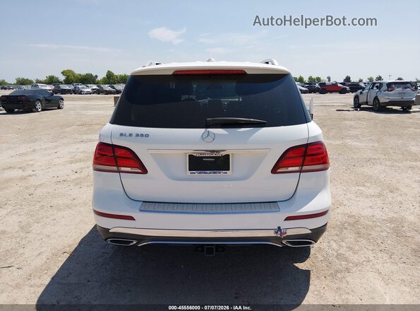 4JGDA5JB9JB154767 2018 MERCEDES-BENZ GLE 350 White 