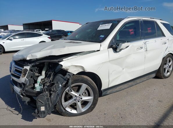 4JGDA5JBXHA851736 2017 MERCEDES-BENZ GLE 350 White Вид спереду
