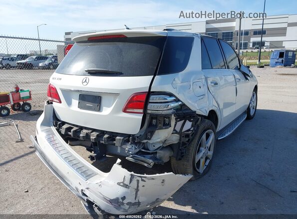 4JGDA5JBXHA851736 2017 MERCEDES-BENZ GLE 350 White Задня права чверть