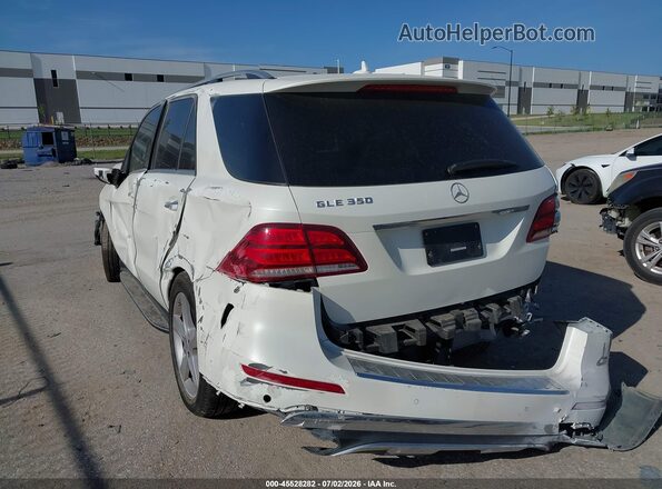 4JGDA5JBXHA851736 2017 MERCEDES-BENZ GLE 350 White Задня ліва чверть