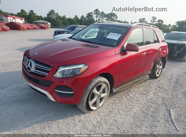4JGDA5JBXHA935880 2017 MERCEDES-BENZ GLE 350 Red Przód lewy