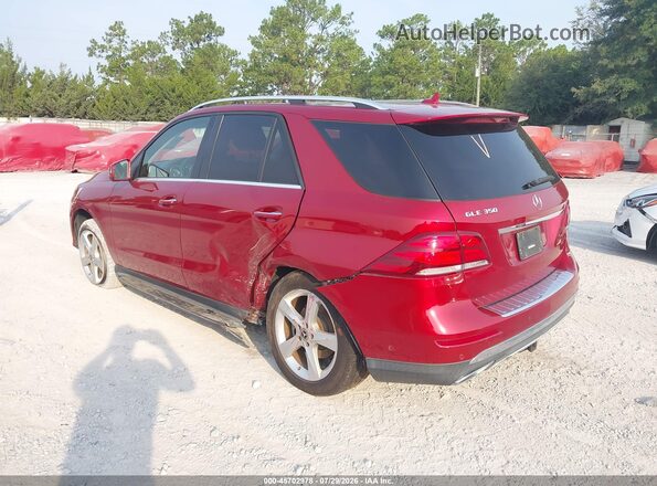 4JGDA5JBXHA935880 2017 MERCEDES-BENZ GLE 350 Red Tył lewy