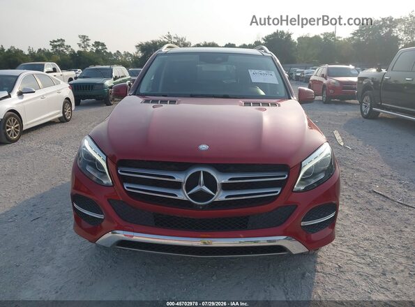 4JGDA5JBXHA935880 2017 MERCEDES-BENZ GLE 350 Red Widok zestawu wskaźników
