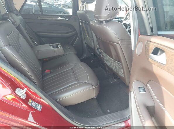 4JGDA5JBXHA935880 2017 MERCEDES-BENZ GLE 350 Red Widok naklejki z numerem VIN