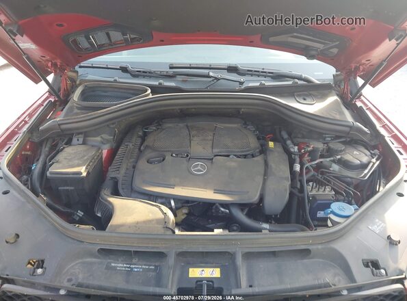 4JGDA5JBXHA935880 2017 MERCEDES-BENZ GLE 350 Red Widok z tyłu
