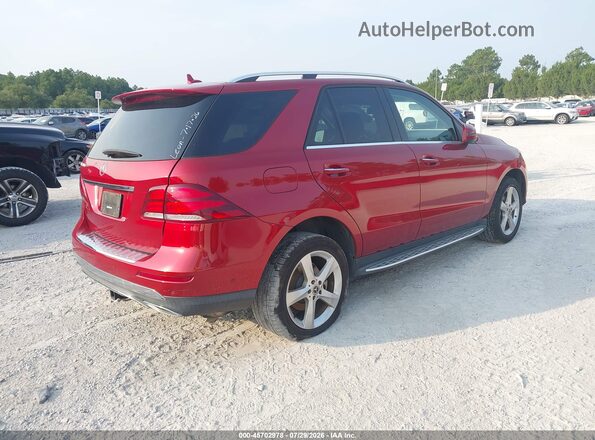 4JGDA5JBXHA935880 2017 MERCEDES-BENZ GLE 350 Red Tył prawy