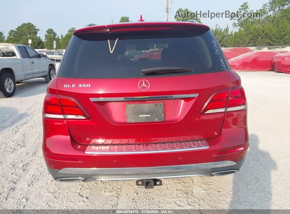 4JGDA5JBXHA935880 2017 MERCEDES-BENZ GLE 350 Red 