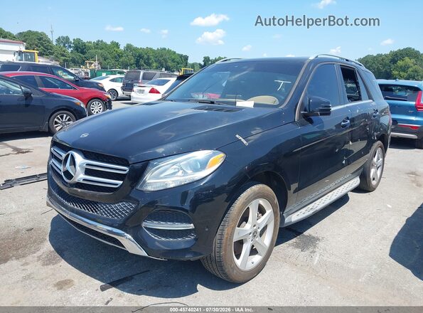 4JGDA5JBXHA971052 2017 MERCEDES-BENZ GLE 350 Black Передня ліва чверть