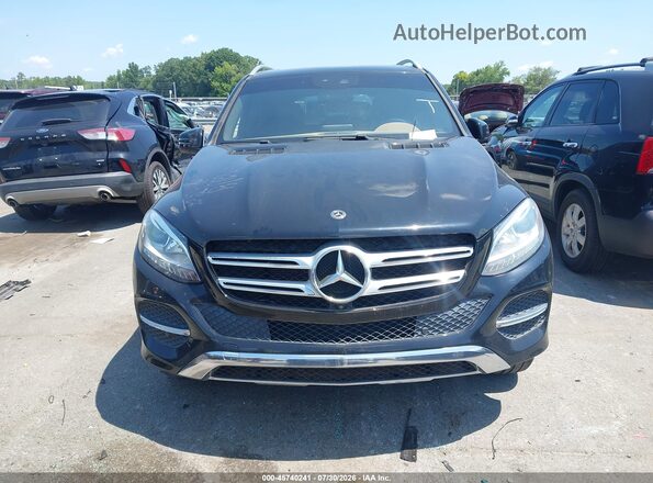 4JGDA5JBXHA971052 2017 MERCEDES-BENZ GLE 350 Black Вид панелі приладів