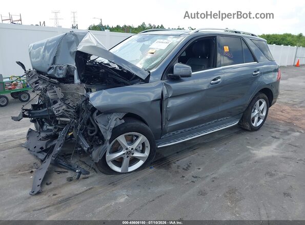 4JGDA5JBXJB085135 2018 MERCEDES-BENZ GLE 350 Gray Vista tres cuartos delantera izquierda