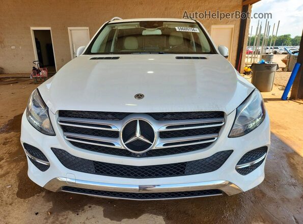 4JGDA5JBXJB122863 2018 MERCEDES-BENZ GLE Белый Вид спереди