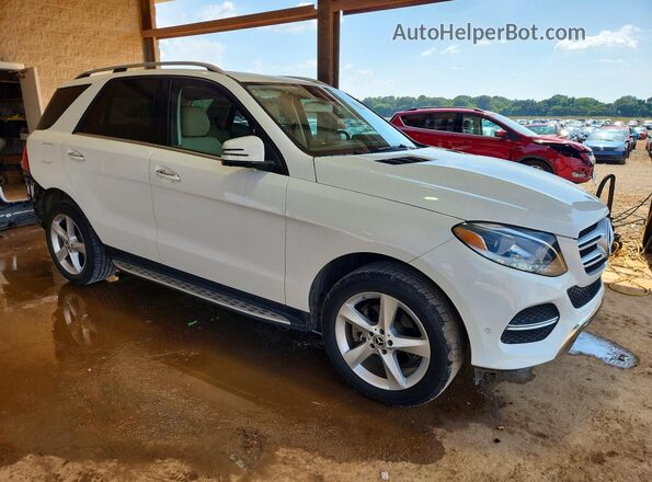 4JGDA5JBXJB122863 2018 MERCEDES-BENZ GLE Белый Передняя правая четверть