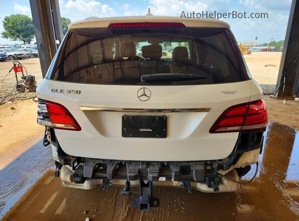 4JGDA5JBXJB122863 2018 MERCEDES-BENZ GLE Белый Вид сзади